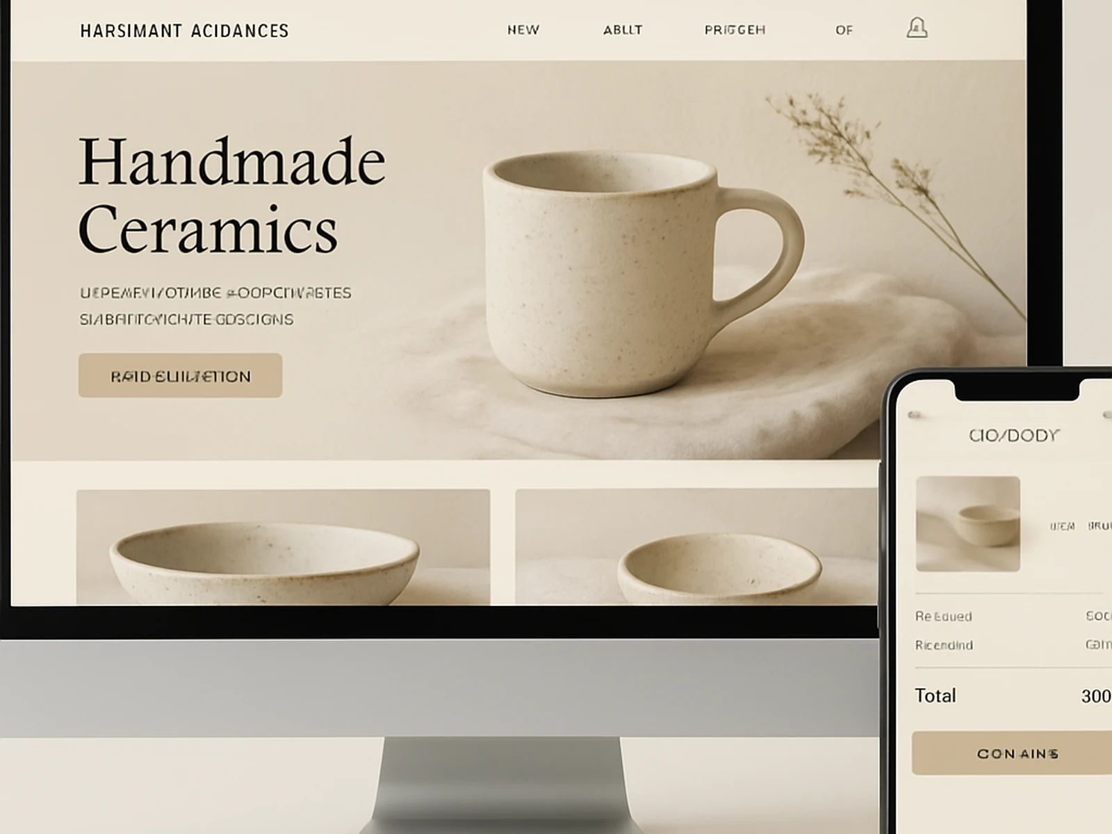 Plovdiv ceramics brand: 34% higher conversion rate after redesign.